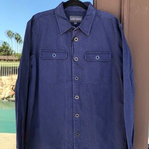 NWOT SLATE & STONE Navy Shirt Jacket/Coat L
